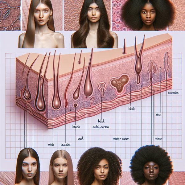 Illustration for Achieving Natural Hair Volume: The Science and Techniques